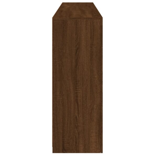 vidaXL Komoda s LED svetlami hnedý dub 181,5x37x100 cm – Obrázok 7