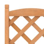 vidaXL Kvetináč s mriežkou hnedý masívna jedľa – Obrázok 7