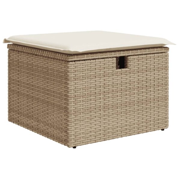 VXL8721012334410_a_en_hd_1.jpg vidaXL Záhradná taburetka s vankúšom béžová 55x55x37 cm polyratan – Obrázok 2