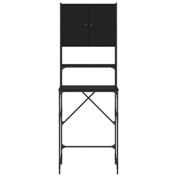 vidaXL Skrinka na práčku čierna 68x48,5x194 cm – Obrázok 8