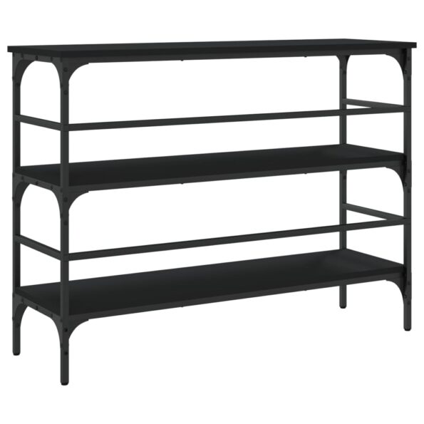 VXL8721012340992_g_en_hd_5.jpg vidaXL Konzolový stolík čierny 100x32x75 cm kompozitné drevo – Obrázok 7
