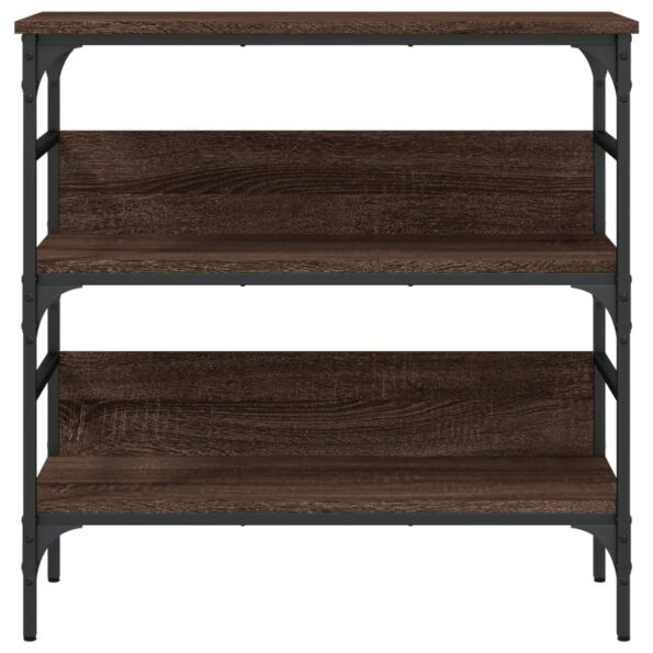 VXL8721012341081_g_en_hd_3.jpg vidaXL Konzolový stolík hnedý dub 75x32x75 cm kompozitné drevo – Obrázok 5