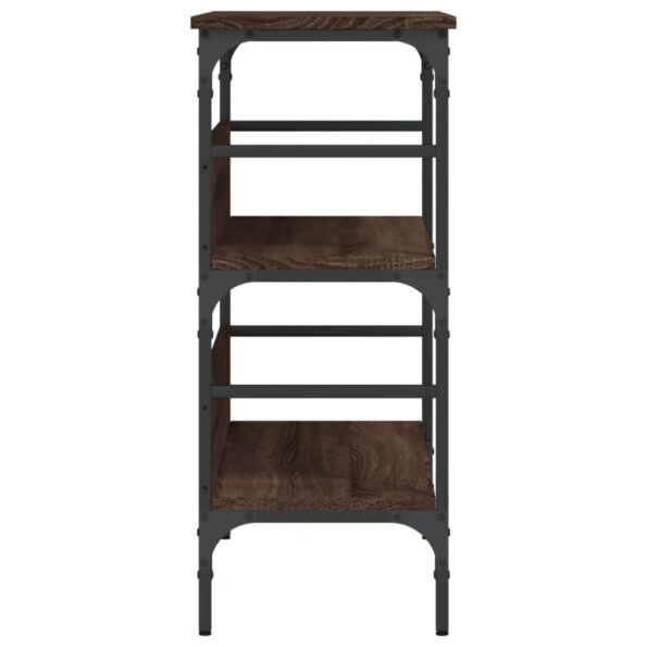 VXL8721012341081_g_en_hd_4.jpg vidaXL Konzolový stolík hnedý dub 75x32x75 cm kompozitné drevo – Obrázok 6