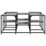 vidaXL Konferenčný stolík sivý sonoma 91x91x40 cm kompozitné drevo – Obrázok 6