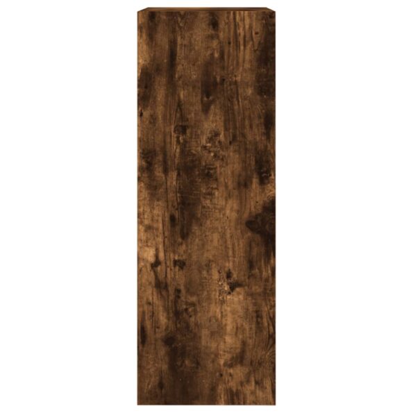 vidaXL Botník dymový dub 60x34x96,5 cm kompozitné drevo – Obrázok 6