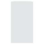 vidaXL Botník biely 80x34x63 cm spracované drevo – Obrázok 6