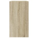 vidaXL Botník dub sonoma 80x34x63 cm spracované drevo – Obrázok 6