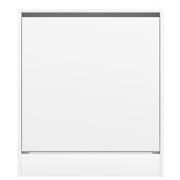 vidaXL Botník biely 60x42x69 cm kompozitné drevo – Obrázok 5