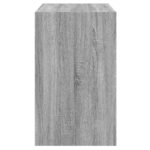 vidaXL Botník sivý dub sonoma 80x42x69 cm spracované drevo – Obrázok 6