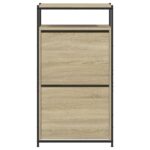 vidaXL Botník dub sonoma 60x34x112 cm kompozitné drevo – Obrázok 5