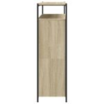 vidaXL Botník so 4 výklopnými zásuvkami dub sonoma 100x34x112 cm – Obrázok 7