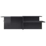 vidaXL Konferenčné stolíky 2 ks vysoký lesk sivé kompozitné drevo – Obrázok 4