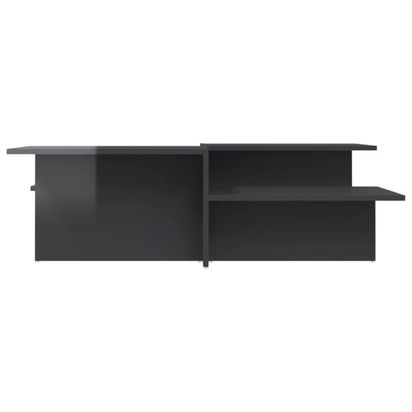 vidaXL Konferenčné stolíky 2 ks vysoký lesk sivé kompozitné drevo – Obrázok 4