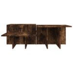 vidaXL Konferenčné stolíky 2 ks dymový dub spracované drevo – Obrázok 5