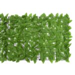vidaXL Balkónová zástena so zelenými listami 600x75 cm – Obrázok 3