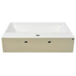 vidaXL Umývadlo s otvorom na batériu, keramika, biele 60,5x42,5x14,5cm – Obrázok 4