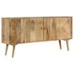 vidaXL Komoda, mangový masív 110x30x60 cm