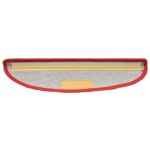 vidaXL Kobercové nášľapy na schody 15 ks červené 65x21x4 cm – Obrázok 6