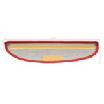 vidaXL Kobercové nášľapy na schody 15 ks červené 65x21x4 cm – Obrázok 7