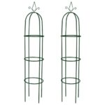 vidaXL Pergola na popínavé rastliny, 2 ks