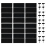 Čierny záves proti hmyzu so suchými zipsami 210x100cm 2ks – Obrázok 6