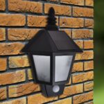 Nástenná solárna lampa s pohybovým senzorom 2 ks – Obrázok 2
