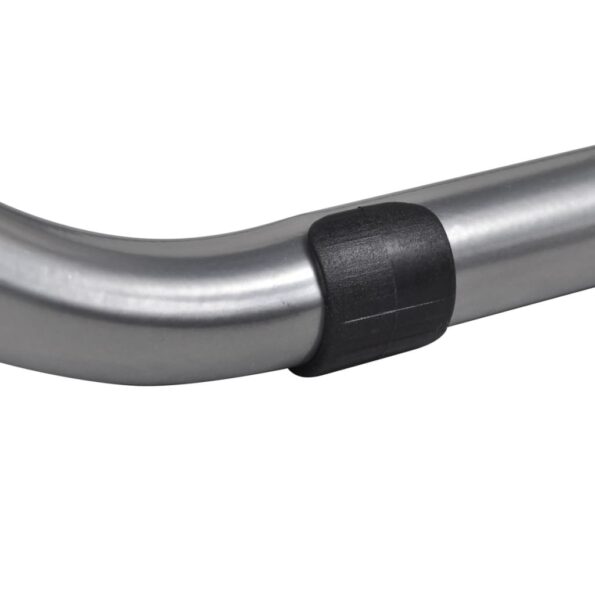 vidaXL Skladacie jedálenské stoličky 6 ks, čierne, umelá koža a oceľ – Obrázok 9