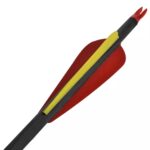 Štandardné karbónové šípy na reflexný luk 30" 0,76 cm 12 ks – Obrázok 3