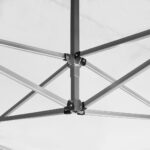 vidaXL Profesionálny skladací stan+steny, hliník 4,5x3 m, biely – Obrázok 10