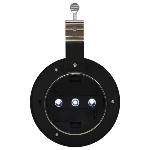 vidaXL Vonkajšie solárne svietidlá 12 ks biele 12 cm LED okrúhle – Obrázok 11