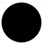 vidaXL Bazénová plachta, čierna 417 cm, PE – Obrázok 3