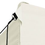 vidaXL Profesionálny skladací párty stan+4 steny 3x4 m, oceľ, krémový – Obrázok 6