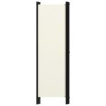 vidaXL 4-panelový paraván biely 200x180 cm – Obrázok 4
