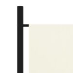 vidaXL 4-panelový paraván biely 200x180 cm – Obrázok 5