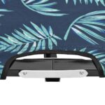 vidaXL Skladacie ležadlo pre dve osoby potlač listov oceľové – Obrázok 4