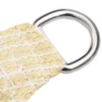 vidaXL Tieniaca plachta 160 g/m², béžová 6x7 m, HDPE – Obrázok 4
