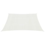 vidaXL Tieniaca plachta 160 g/m², biela 2,5x2,5 m, HDPE – Obrázok 3