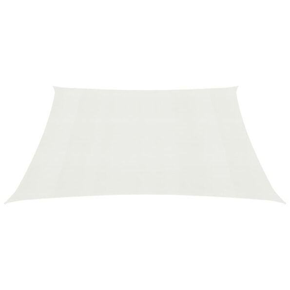 vidaXL Tieniaca plachta 160 g/m², biela 2,5x2,5 m, HDPE – Obrázok 3