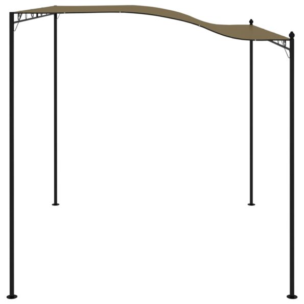 vidaXL Tieniaca plachta 3x2,4 m, sivohnedá 180 g/m² – Obrázok 3