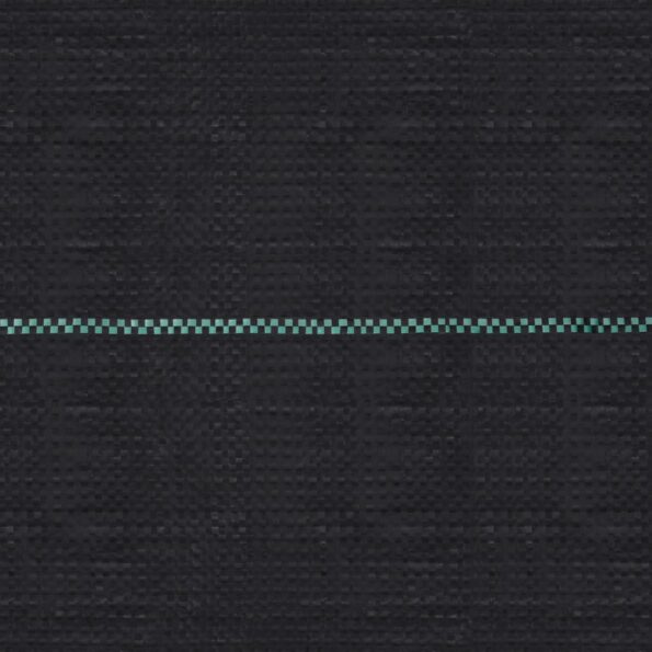 vidaXL Tkanina proti burine PP 1x200 m čierna – Obrázok 2