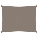 vidaXL Tieniaca plachta oxfordská látka obdĺžniková 3x4,5 m sivohnedá