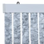 vidaXL Záves proti hmyzu, biely a sivý 120x220 cm, ženilka – Obrázok 6