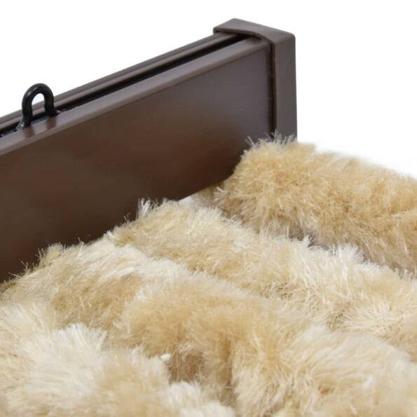 vidaXL Záves proti hmyzu, béžový 120x220 cm, ženilka – Obrázok 5