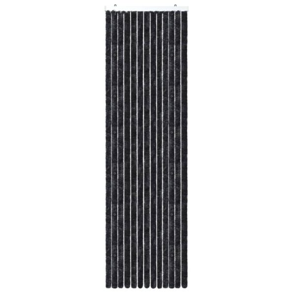 vidaXL Záves proti hmyzu, antracitový 120x220 cm, ženilka – Obrázok 2