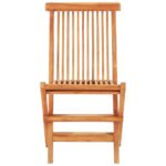 vidaXL 3-dielna bistro súprava, jasnozelené podložky, tíkový masív – Obrázok 11