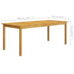 vidaXL 9-dielna záhradná jedálenská súprava sivá – Obrázok 9