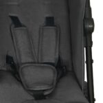 vidaXL Kočík pre dvojičky antracitový oceľový – Obrázok 9