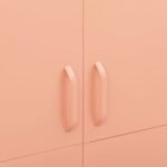 vidaXL Skriňa ružová 90x50x180 cm oceľová – Obrázok 3