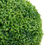 vidaXL Umelý krušpán v tvare gule s kvetináčom zelený 71 cm – Obrázok 2