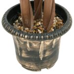 vidaXL Umelý krušpán v tvare gule s kvetináčom zelený 119 cm – Obrázok 4